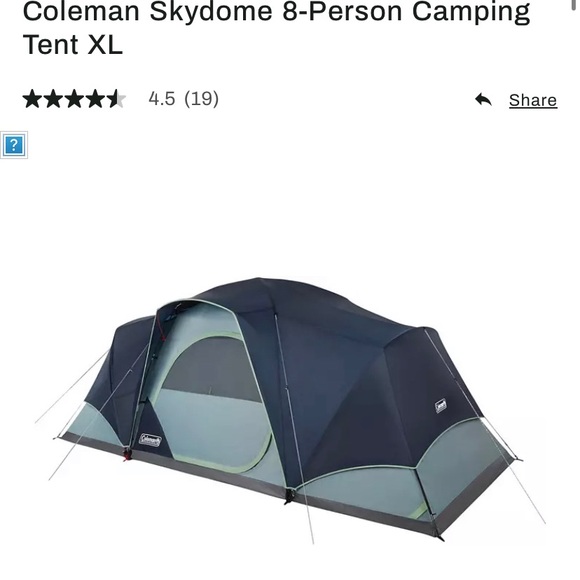 Coleman Skydome 8-Person Camping Tent XL (new never opened) - Picture 9 of 12